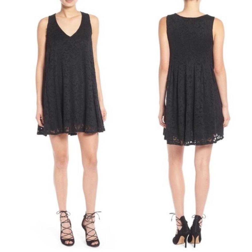 Ella Moss Marysol Dress - Black Damask Babydoll